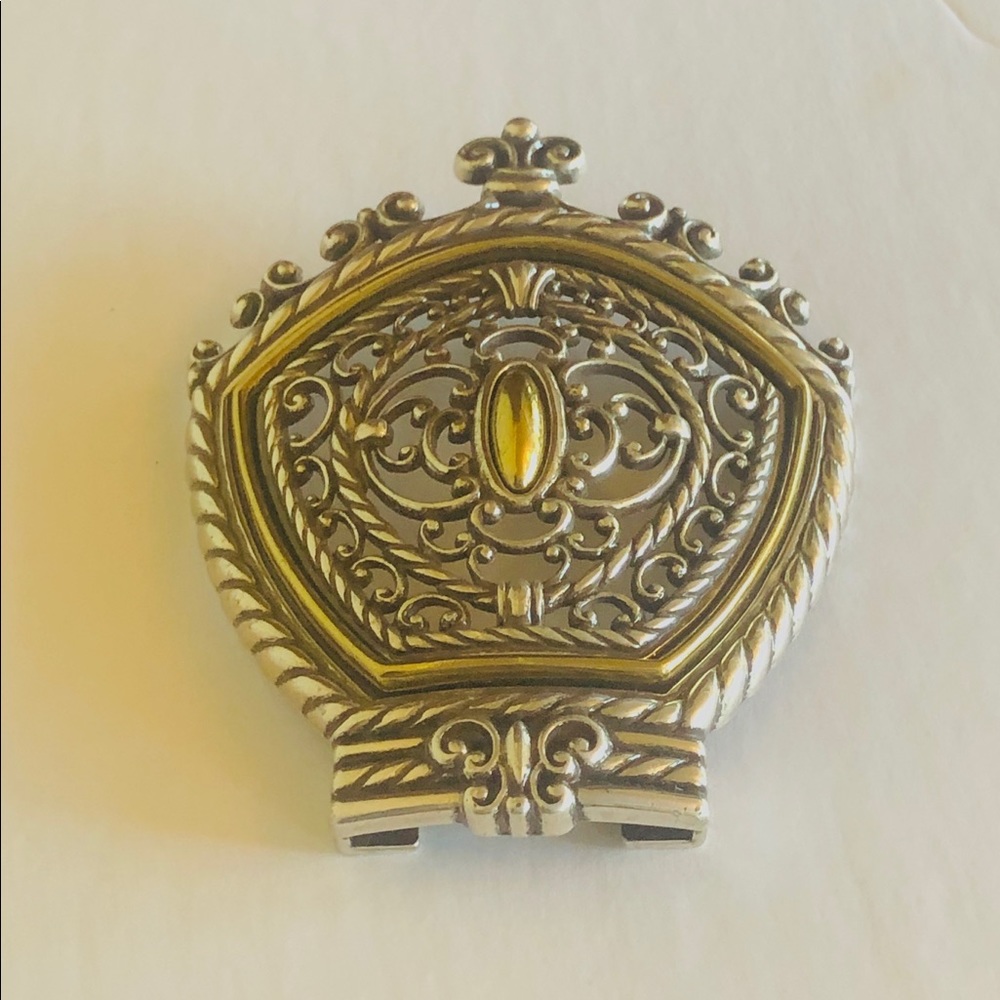 Huge Ornate Brighton Gold Silver Night Light Cover - Picture 6 of 11